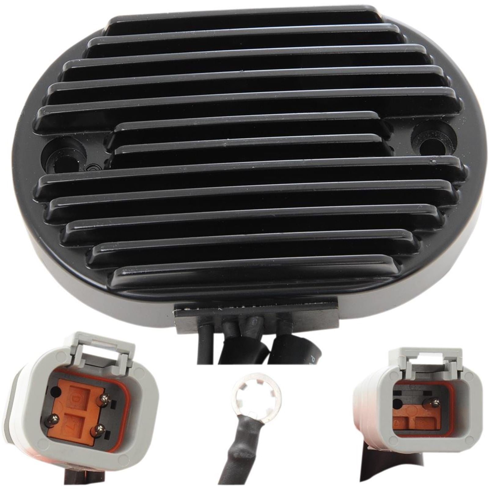Drag Specialties Regulator - FX/FLST '07 Black 2112-1026_255182