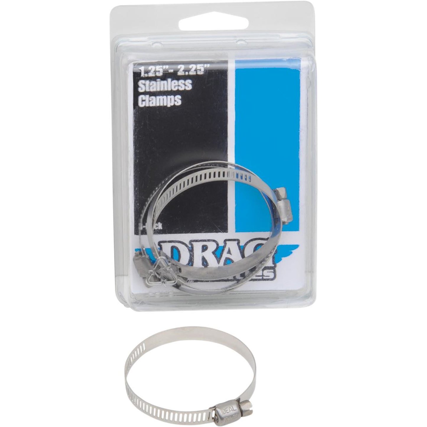 Drag Specialties Clamps - Stainless Steel - 1.25"-2.25" 1861-0672_255202