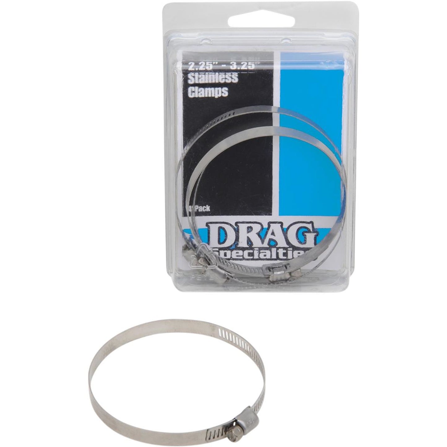 Drag Specialties Clamps - Stainless Steel - 2.25"-3.25" 1861-0673_255203