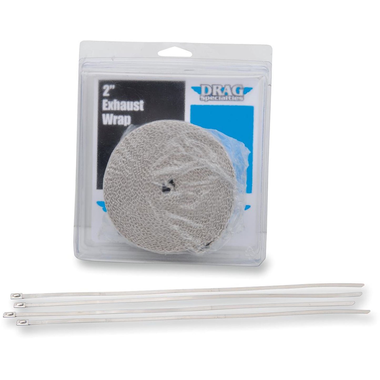 Drag Specialties Exhaust Wrap with Tie - Tan - 2"x25' 1861-0668_255211