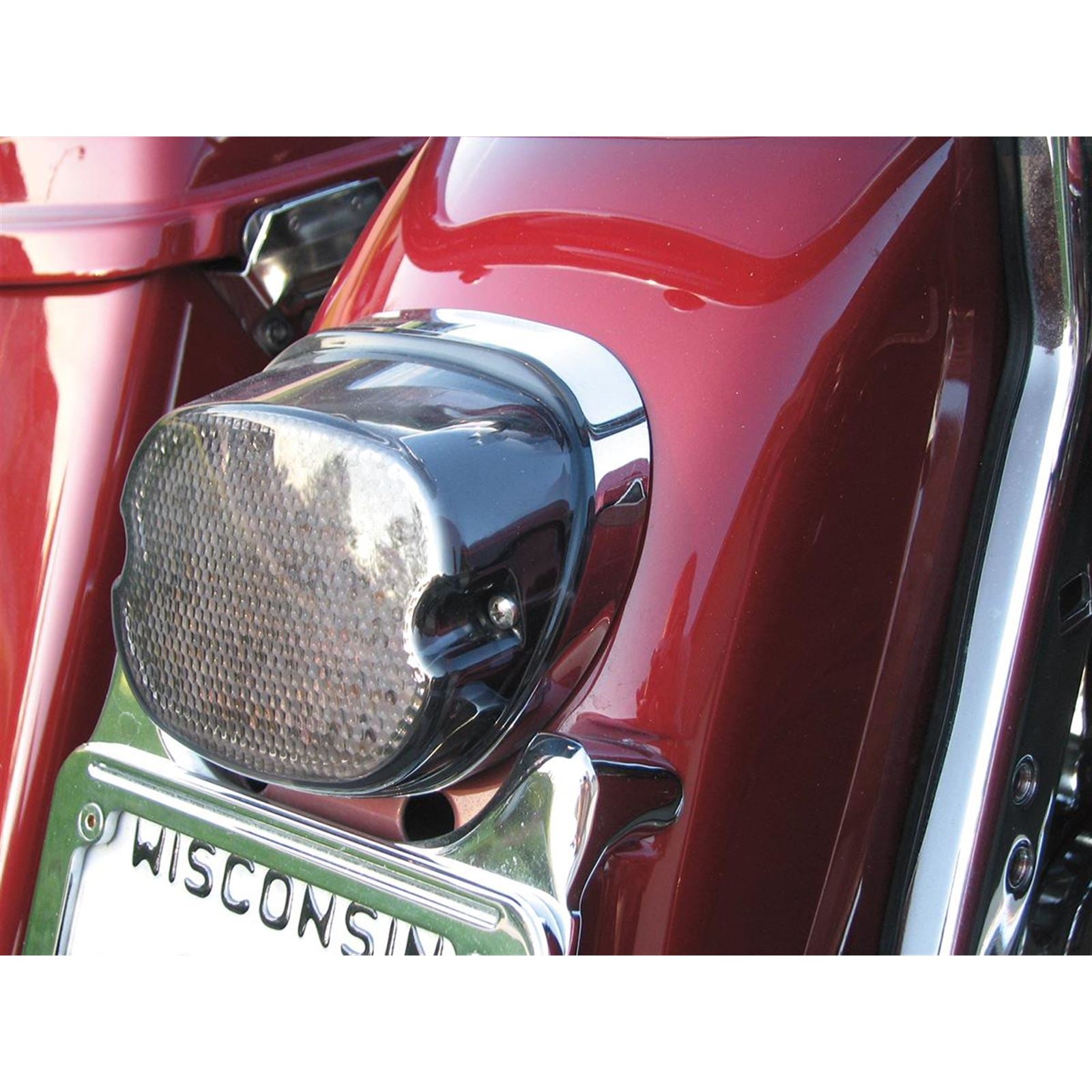 Drag Specialties Taillight - Bottom Tag Light - Smoke 2010-0770_255256