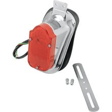 Drag Specialties Tombstone Taillight/License Plate Mount - Top Tag - Red Lens 2010-0562_255278