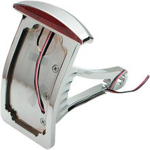 Drag Specialties Side Mount Taillight/License Plate Mount - Curved Vertical - Half-Moon 2010-0552_255286