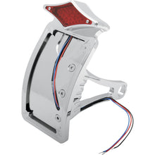 Drag Specialties Side Mount Taillight/License Plate Mount - Curved Vertical - Diamond 2010-0557_255289