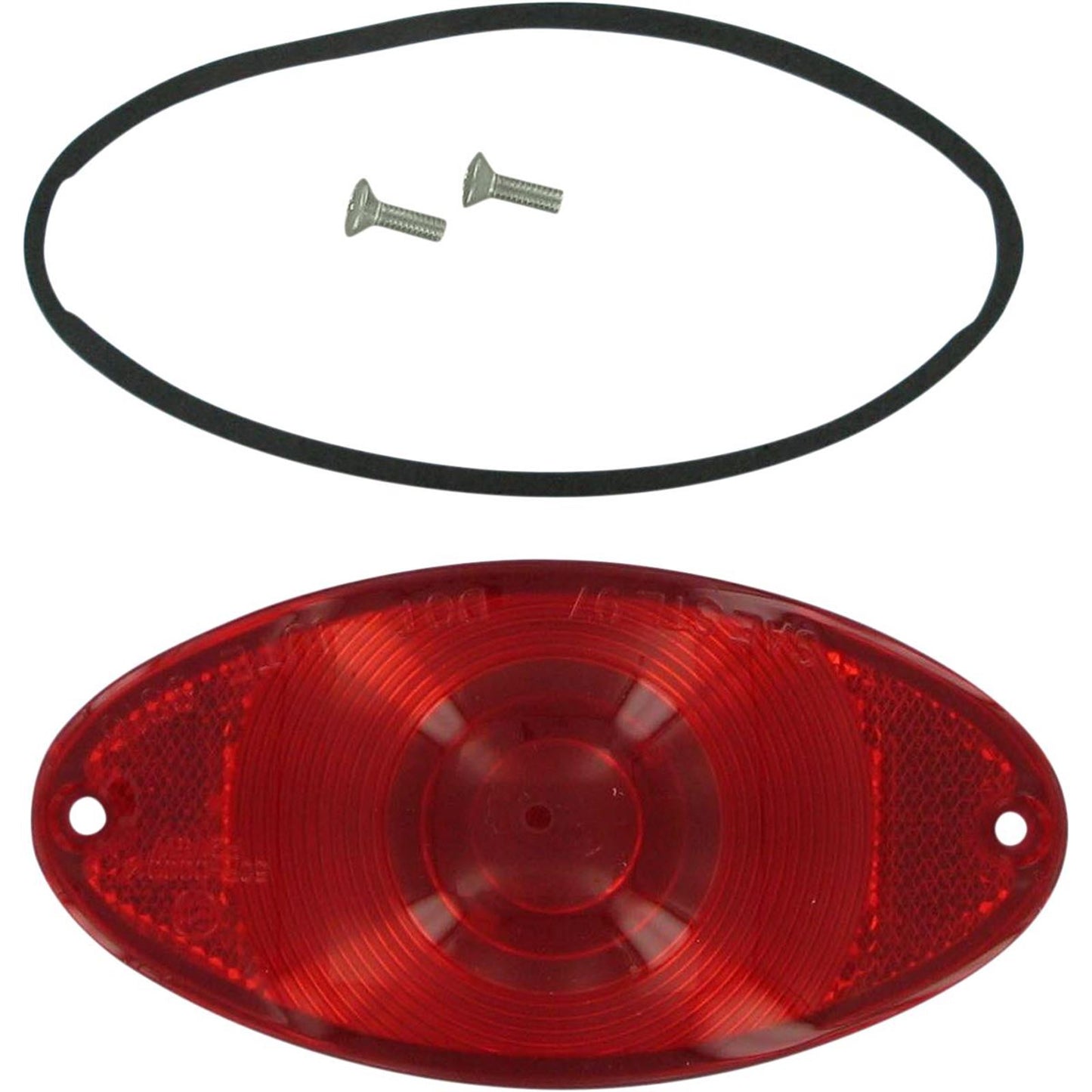 Drag Specialties Cateye Lens - Red 2010-0222_255292