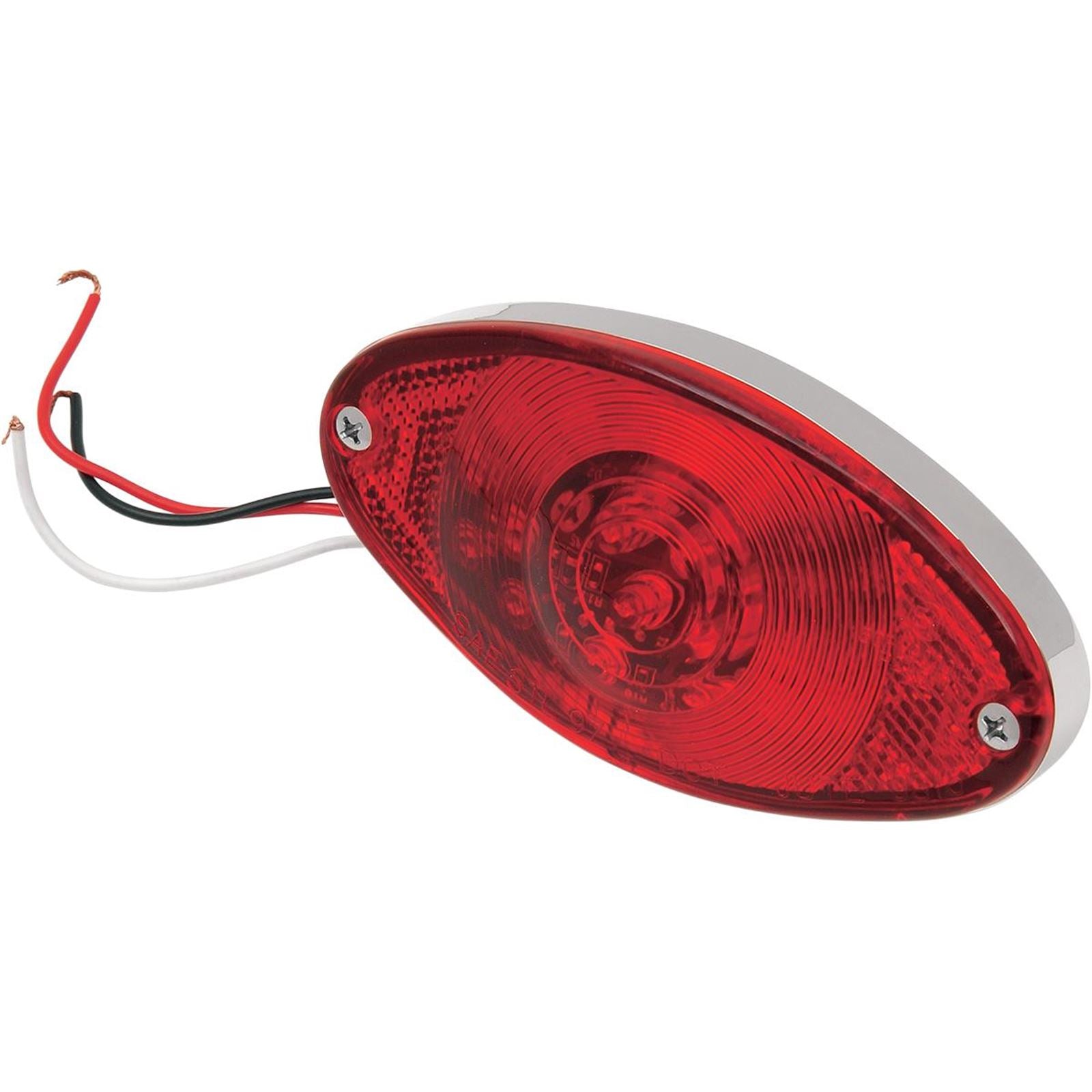 Drag Specialties Taillight - Cat Eye - Ultra Thin - Red Lens 2010-0220_255305