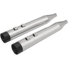 Drag Specialties Slip-On Mufflers - Chrome/Black - 4" - FL '99-'16 1801-1262_255323