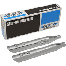 Drag Specialties Slashdown Slip-On Mufflers - Chrome - 3.5" - FL '17-'19 1801-1185_255329