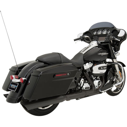 Drag Specialties Slashdown Slip-On Mufflers - Black - 3.5" - FL '17-'19 1801-1186_255334