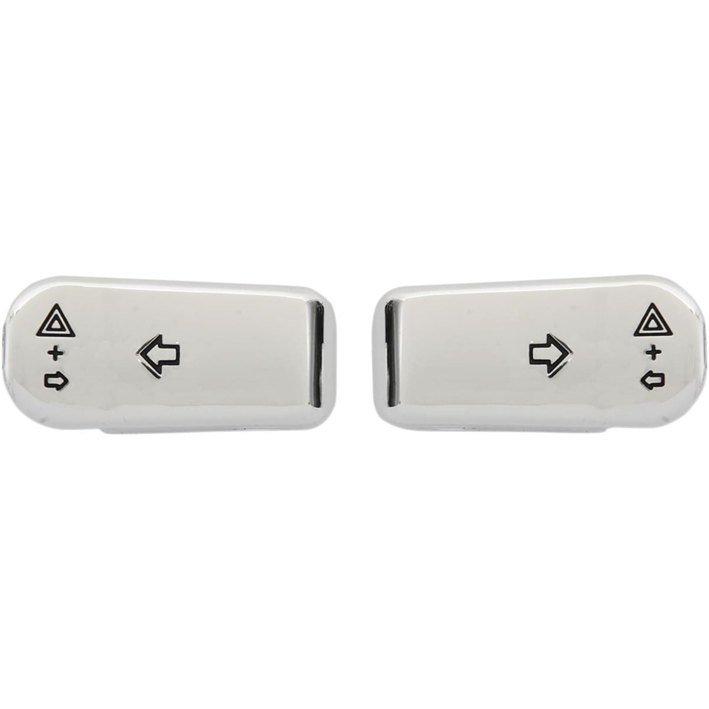 Drag Specialties Turn Signal Switch Extension Caps - '96+ - Chrome 2106-0363_255346