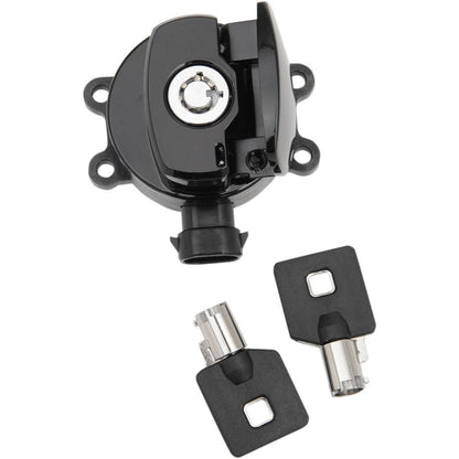 Drag Specialties Side Hinge Ignition Switch - Gloss Black 2106-0251_255353