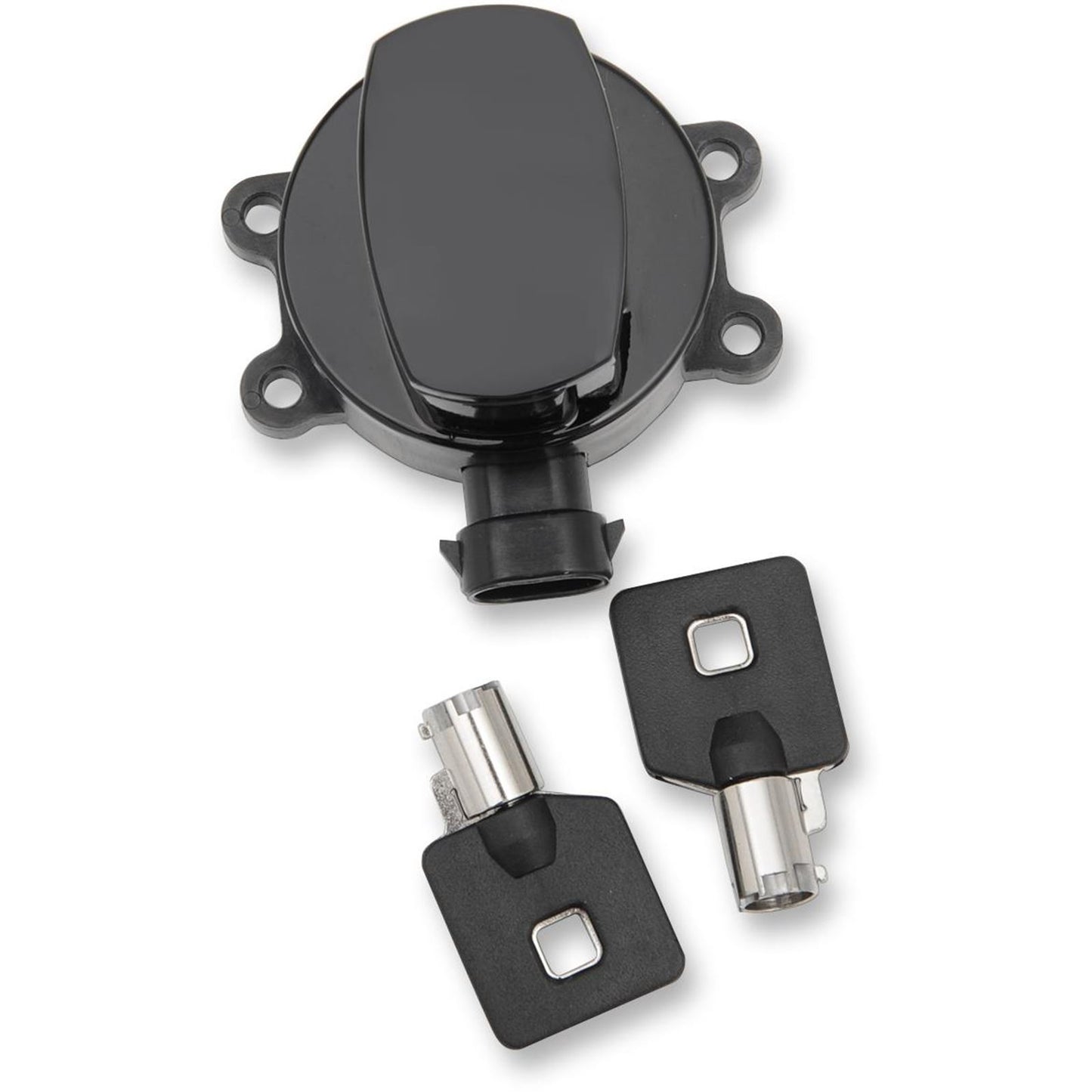 Drag Specialties Side Hinge Ignition Switch - Gloss Black 2106-0251_255354