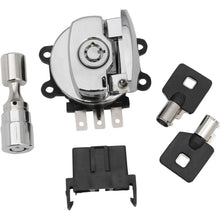 Drag Specialties Side Hinge Ignition Switch with Fork Lock - Chrome 2106-0252_255355