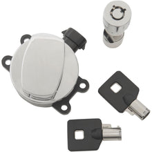 Drag Specialties Side Hinge Ignition Switch with Fork Lock - Chrome 2106-0248_255366