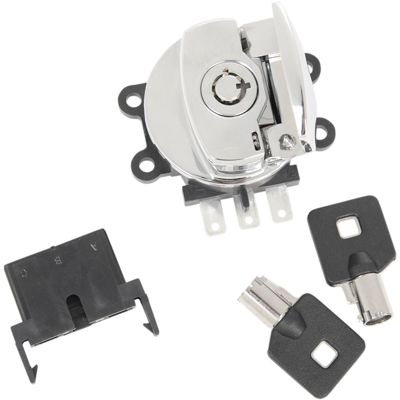 Drag Specialties Side Hinge Ignition Switch - Chrome 2106-0224_255373