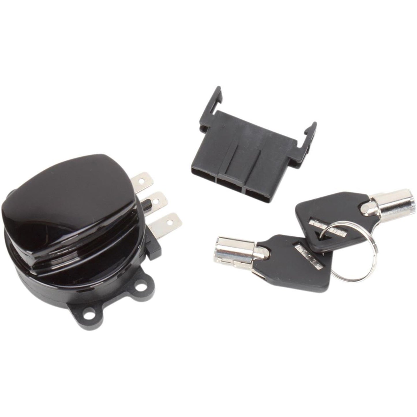 Drag Specialties Side Hinge Ignition Switch - Gloss Black 2106-0225_255376