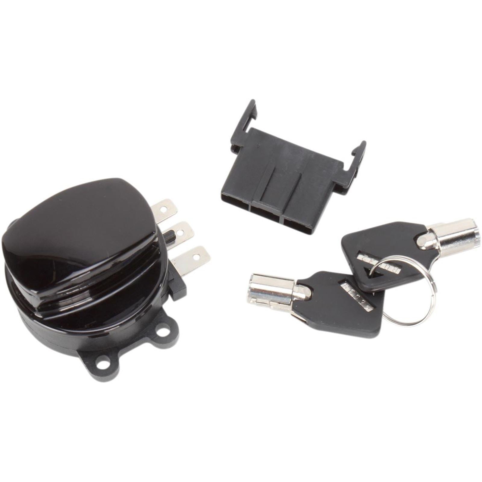 Drag Specialties Side Hinge Ignition Switch - Gloss Black 2106-0225_255376