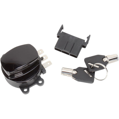 Drag Specialties Side Hinge Ignition Switch - Gloss Black 2106-0225_255376