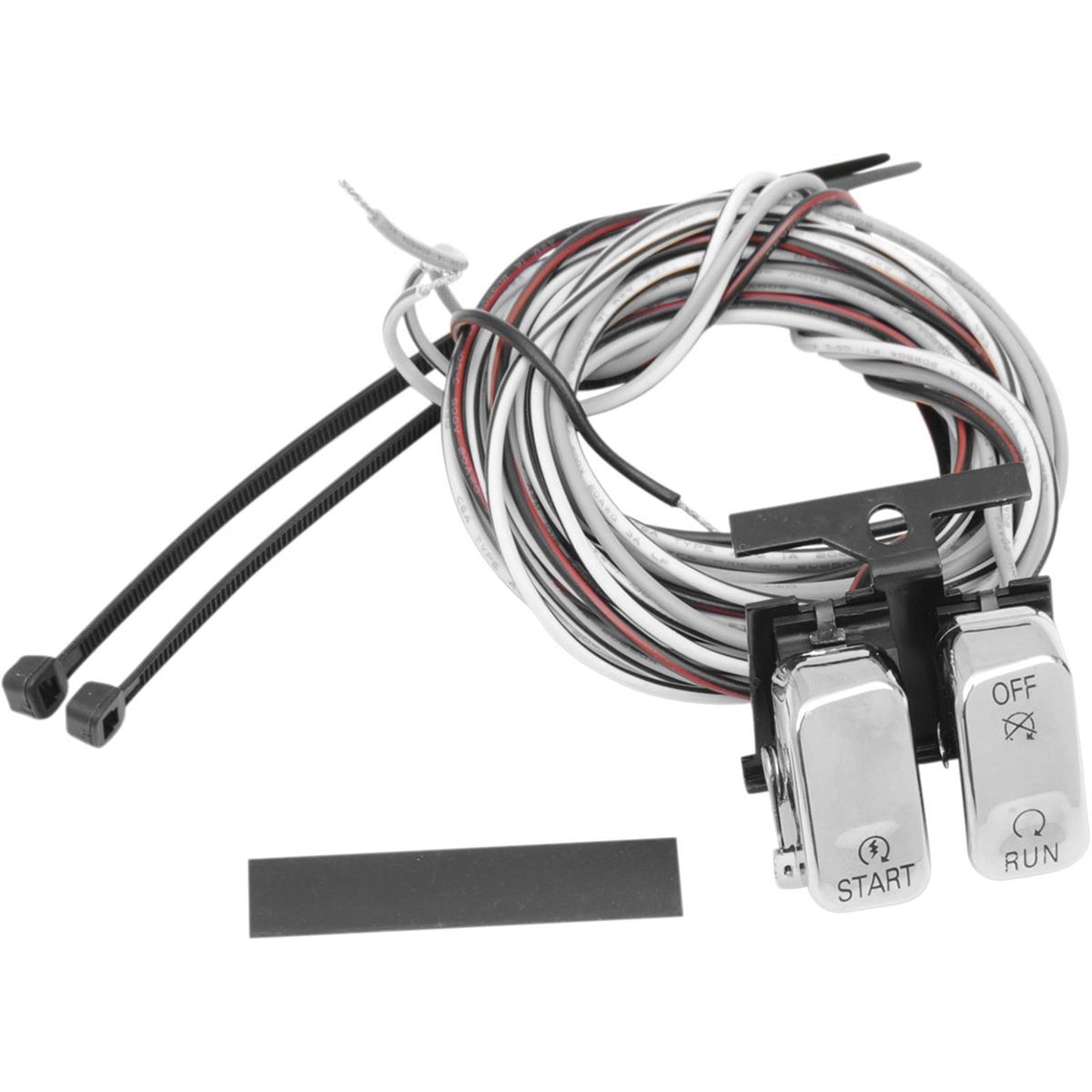 Drag Specialties Chrome Start/Stop Switch Kit [MPN: 2106-0083]_255387