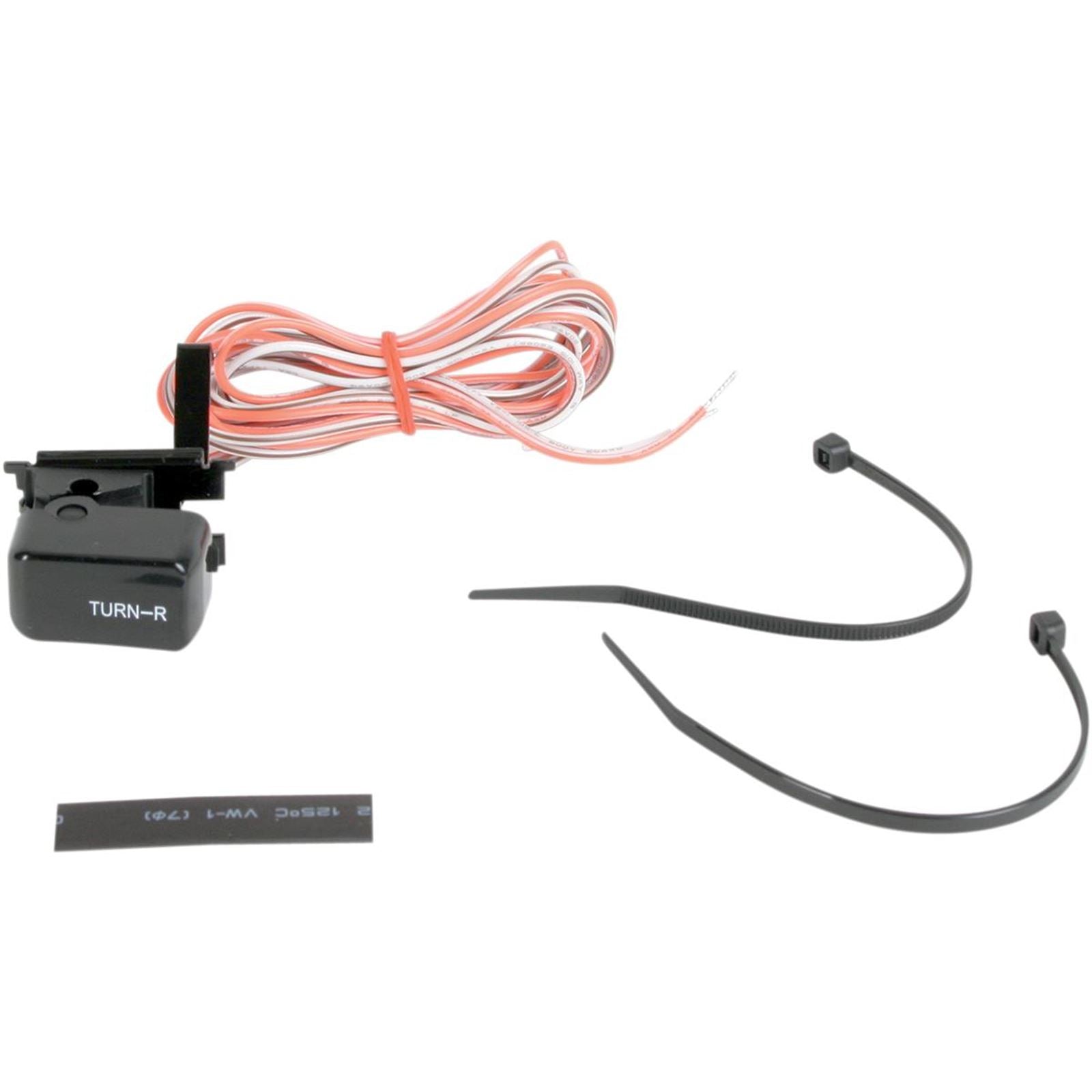Drag Specialties Black Right-Side Turn Signal Switch Kit 2106-0084_255388