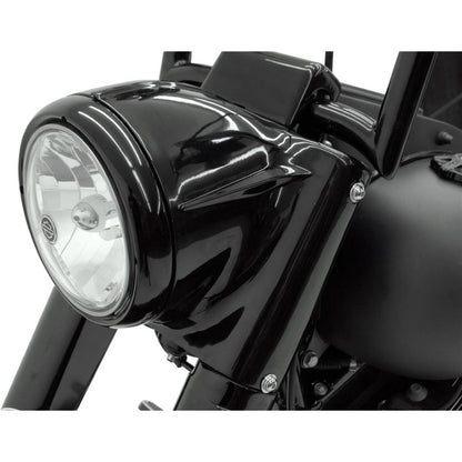 Drag Specialties 7" Nacelle Headlight Kit - Black 2001-1482_255495