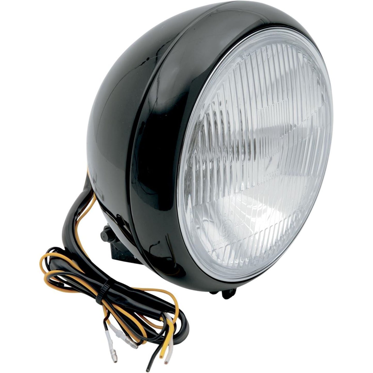 Drag Specialties 7" Smooth Headlight - FLST - Black 2001-0556_255536