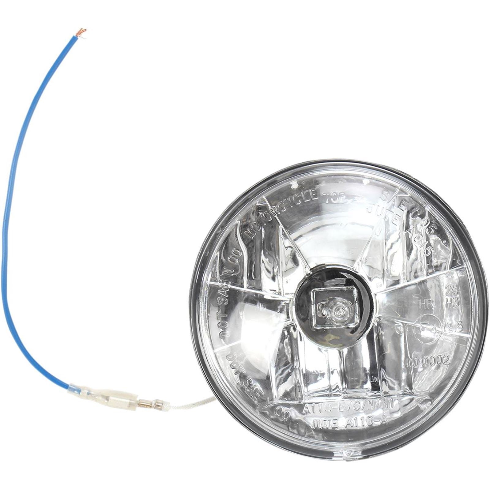 Drag Specialties 4-1/2" Halo Headlight - Clear 2001-0104_255561