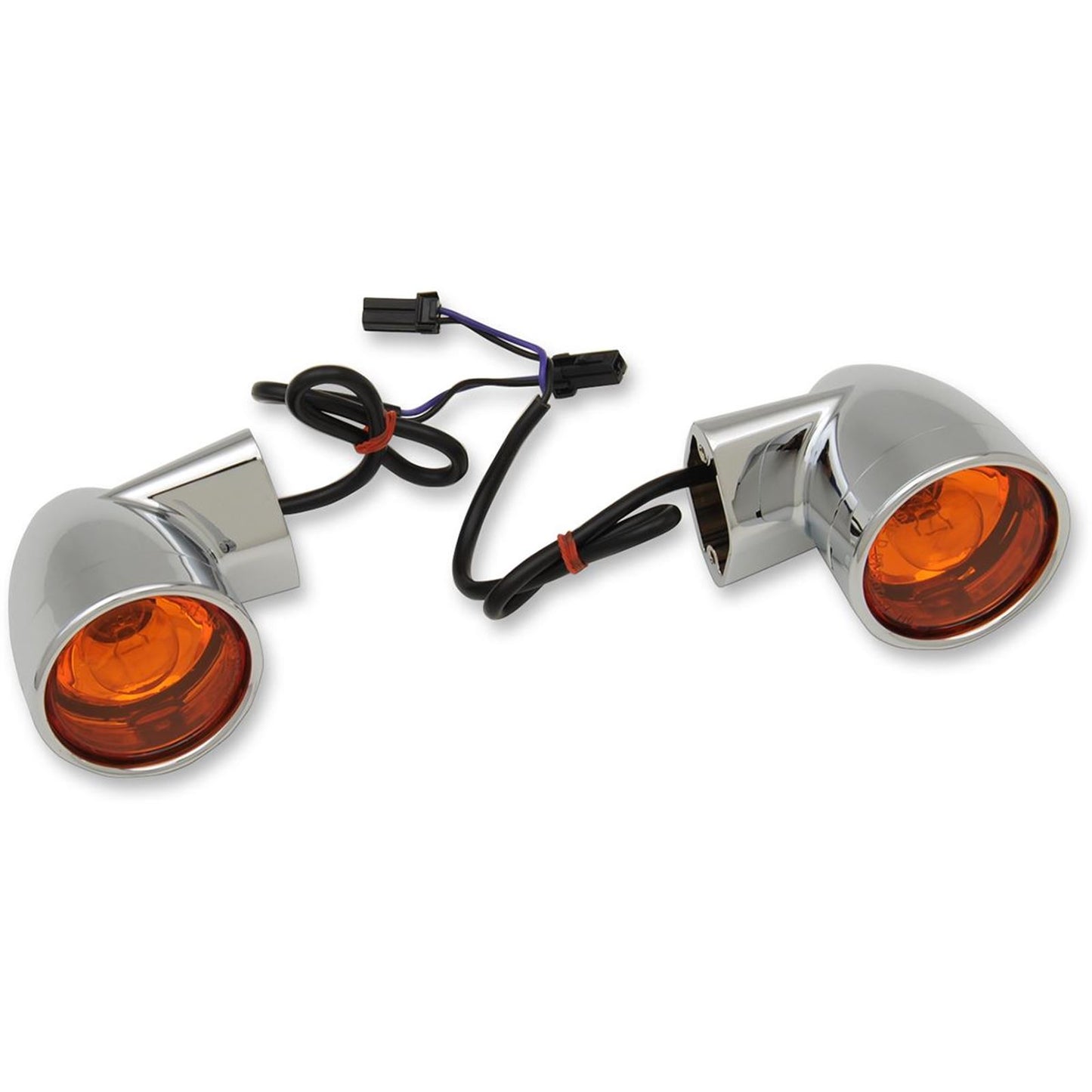 Drag Specialties Rear Bullet Turn Signal Lights FLT - Chrome 2020-1378_255578