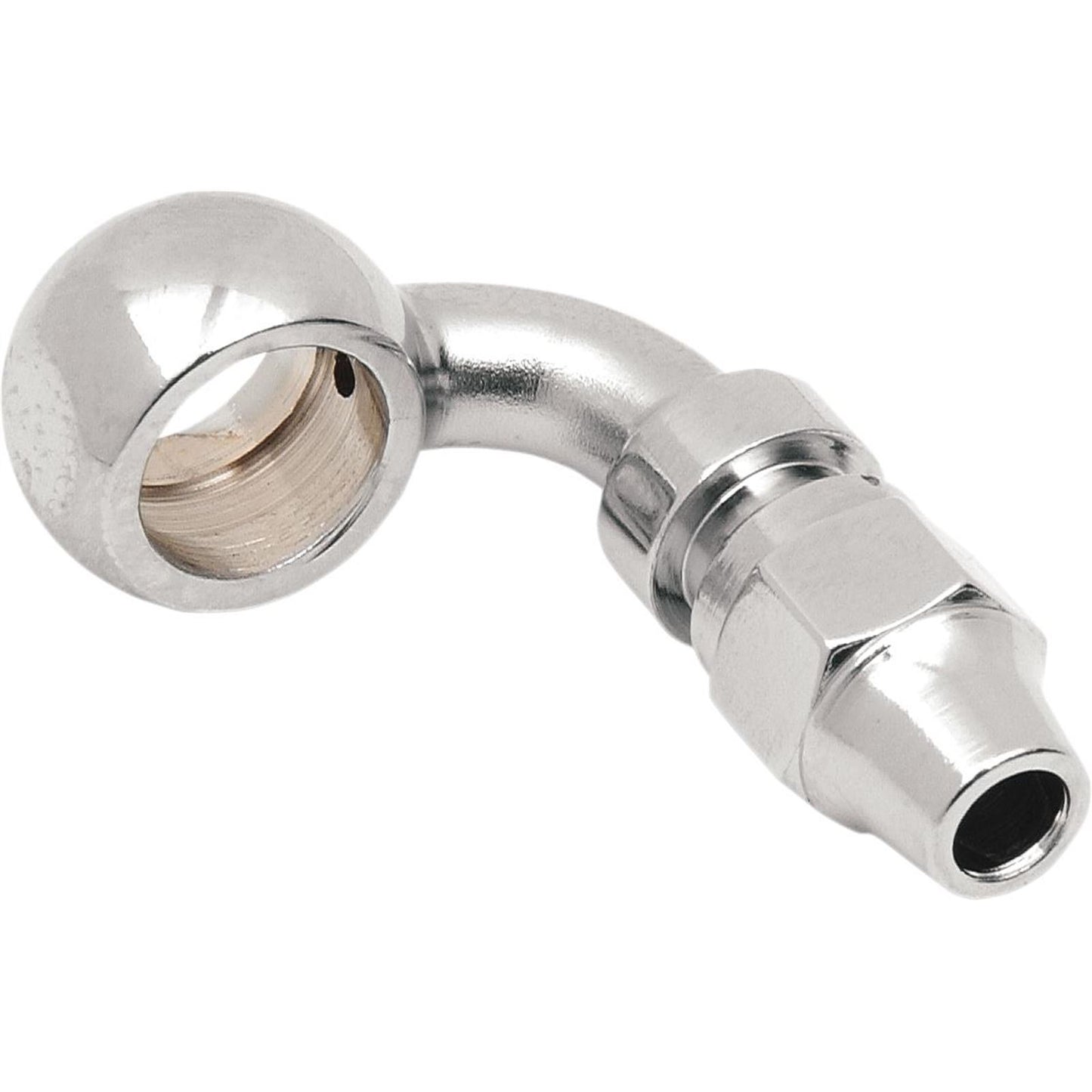 Drag Specialties Banjo Fitting - 7/16" - 90 Degree 1742-0109_255597