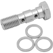 Drag Specialties Banjo Bolt -10mmx1.25 - Double 1742-0117_255600