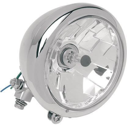 Drag Specialties 5-3/4" Head Light - Clear Lens - Chrome 2001-0097_255615