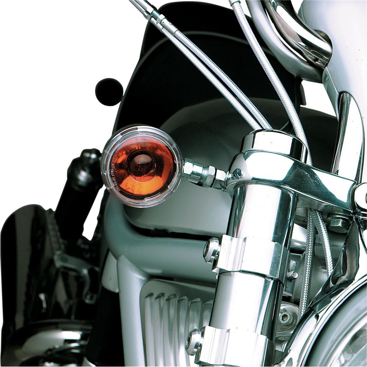 Drag Specialties Front Turn Signal Relocation Kit F/VRSCA 1913-0000_255629