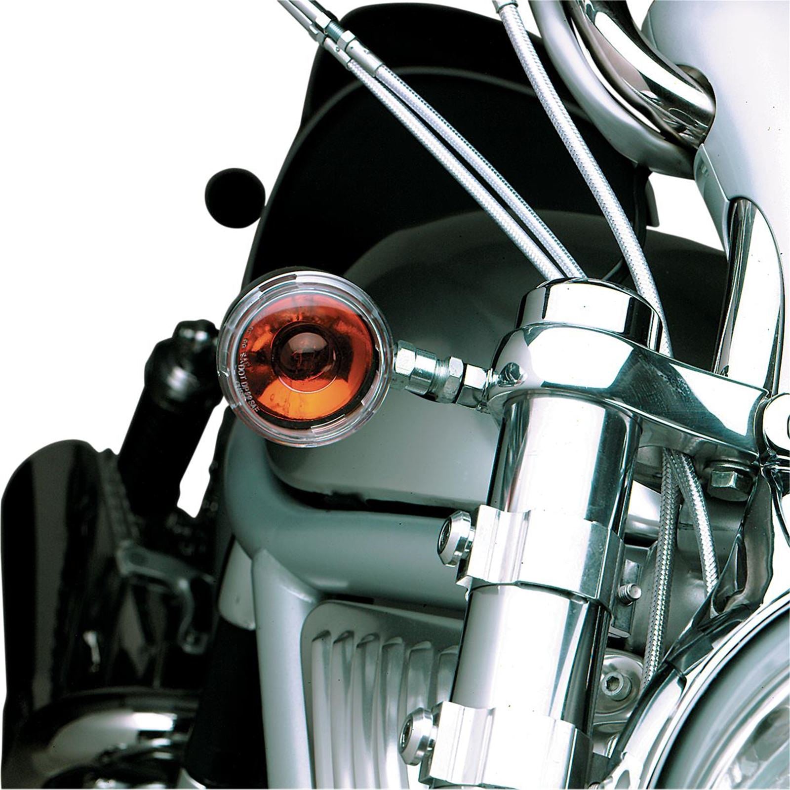 Drag Specialties Front Turn Signal Relocation Kit F/VRSCA 1913-0000_255629