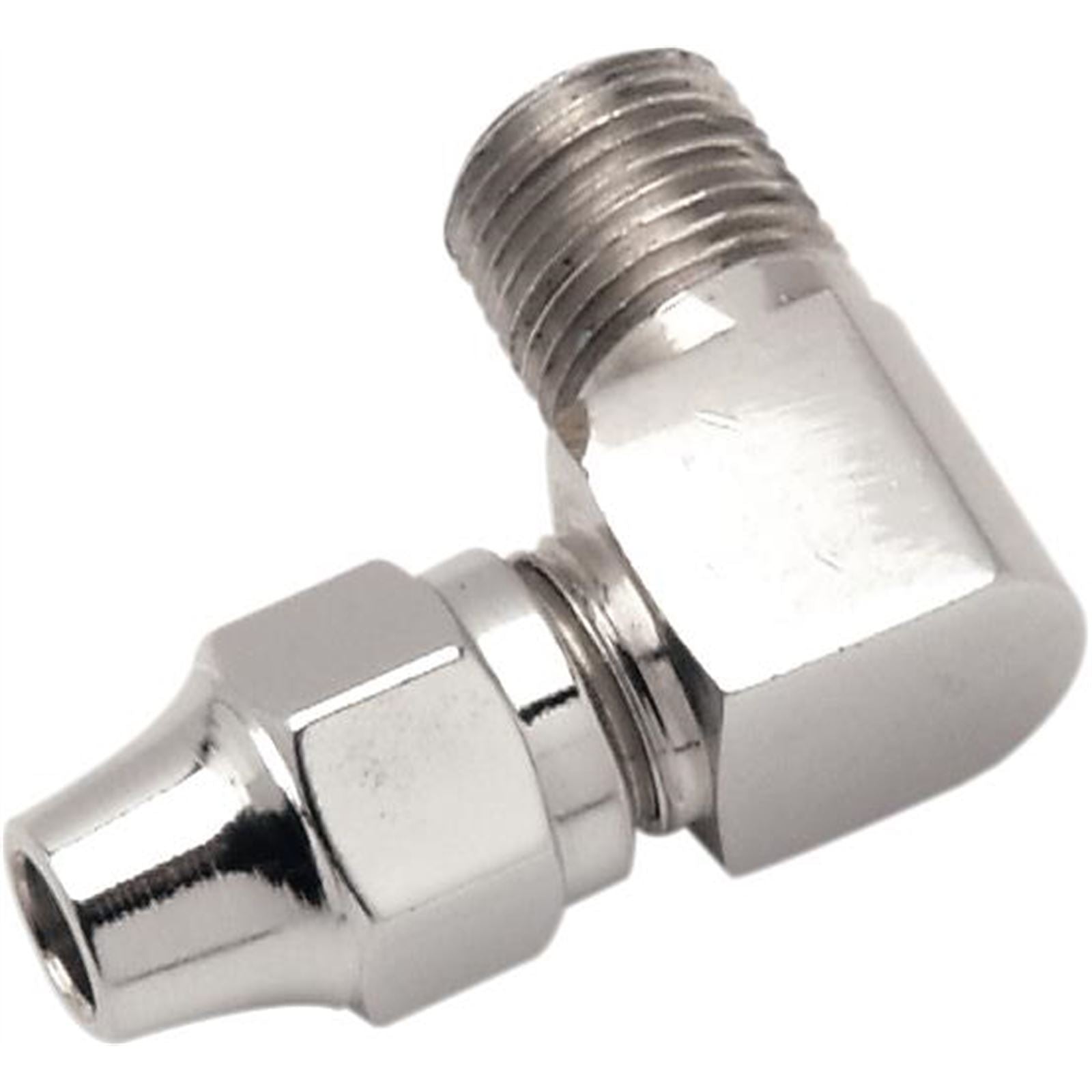 Drag Specialties Brake Line Fitting - 1/8" NPT - 90° 1742-0062_255633