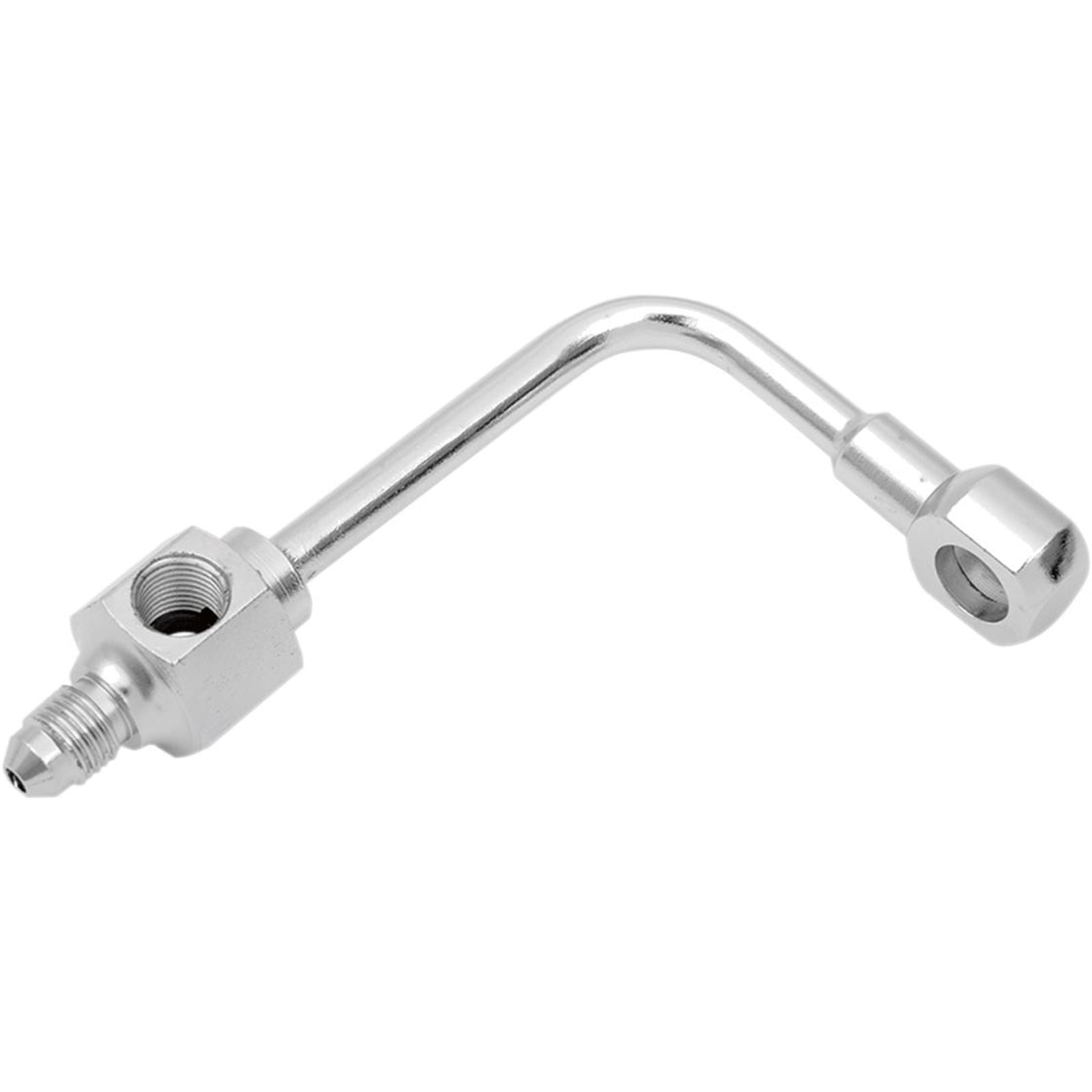 Drag Specialties Banjo Fitting -  3/8"xAN3 90° - Long 1742-0047_255643