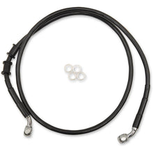 Drag Specialties Front Brake Line - XL - Black +12" 1741-5383_255686