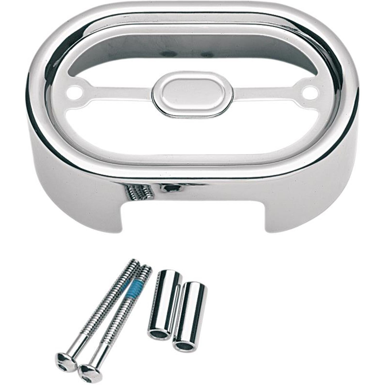 Drag Specialties Regulator Cover for Harley Davidson - Chrome [MPN: 1902-0398]_255731