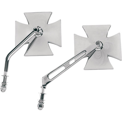 Drag Specialties Maltese Mirror - Round Stem 1901-6060_255737