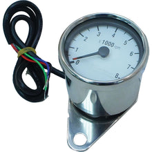 Harddrive Mini 8000 RPM Tachometer White Face 21-6910W_255786