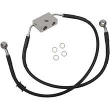 Drag Specialties Front Brake Line - XL - Black +6" 1741-5293_255820