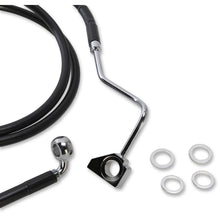 Drag Specialties +6" Brake Line - Front - Black Vinyl - 15+FLTR [MPN: 1741-4507]_255845