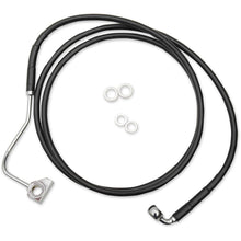 Drag Specialties +8" Brake Line - Front - Black Vinyl - 15+FLTR [MPN: 1741-4508]_255846