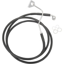 Drag Specialties Front Brake Line - 64-1/2" - Black Stainless Steel [MPN: 1741-4504]_255854