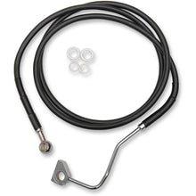 Drag Specialties Front Brake Line - 64-1/2" - Black Stainless Steel [MPN: 1741-3988]_255873