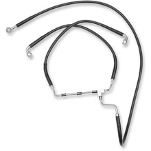 Drag Specialties +2" Brake Line - Black Vinyl - 14-16FLHT [MPN: 1741-3976]_255885