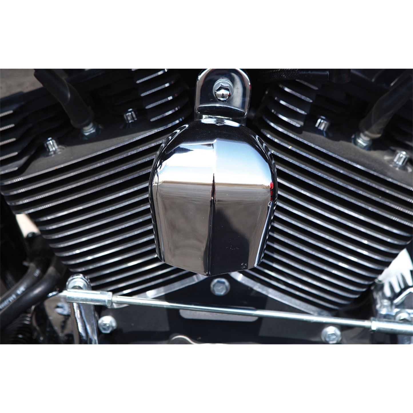 Harddrive Horn Cover Chrome  93-94 XL 93-17 FLT/ Softail 14-0512_255888