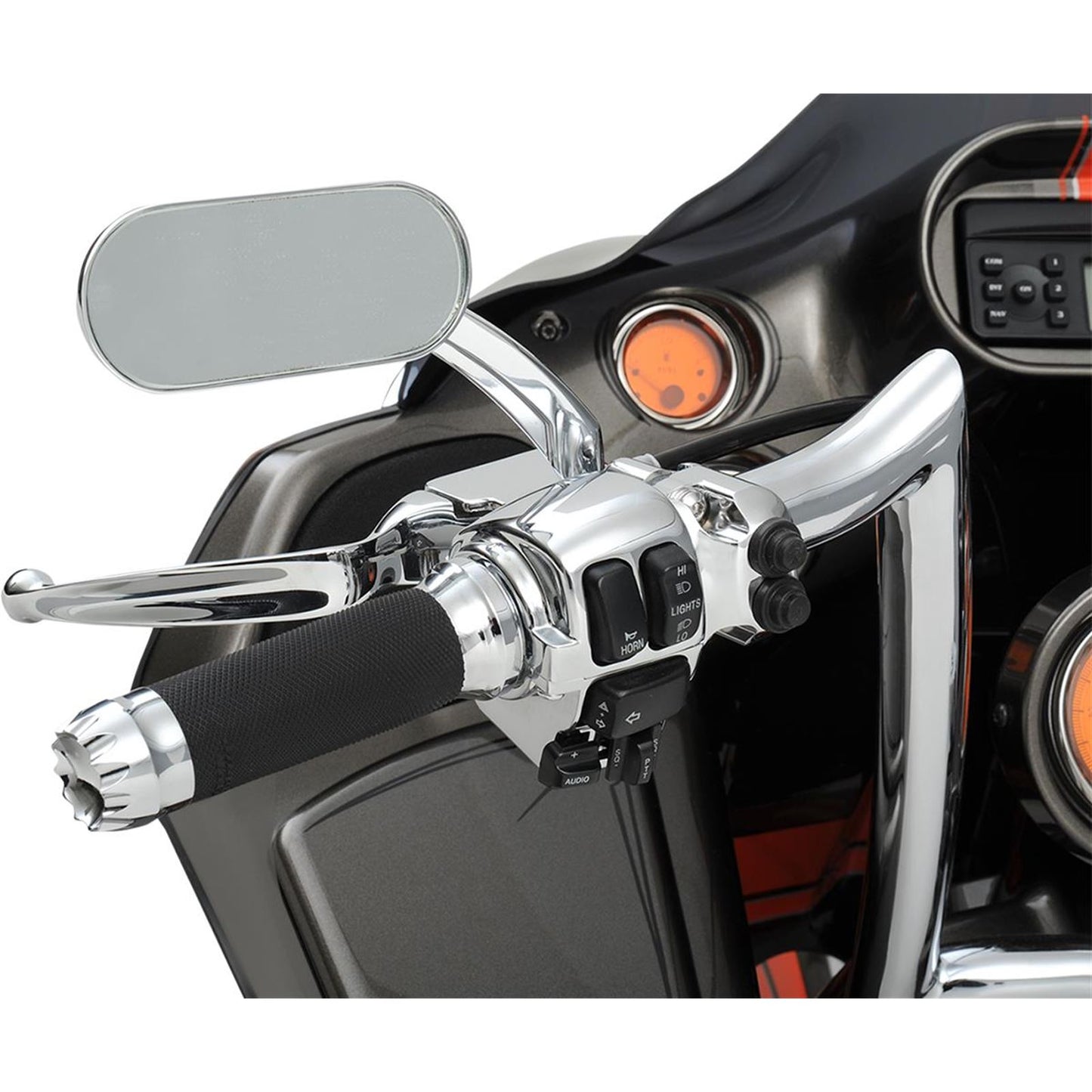 Drag Specialties Oval Mirror 1901-0026_255898