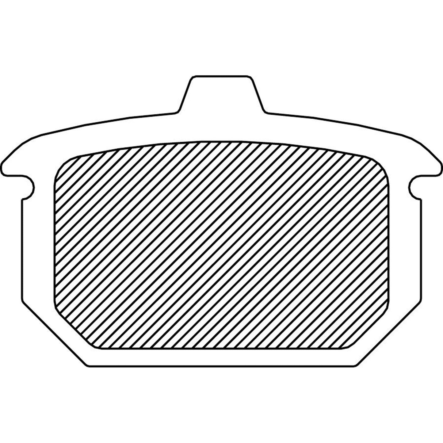 Drag Specialties Sintered Metal Brake Pads for Harley-Davidson 1721-1354_255937
