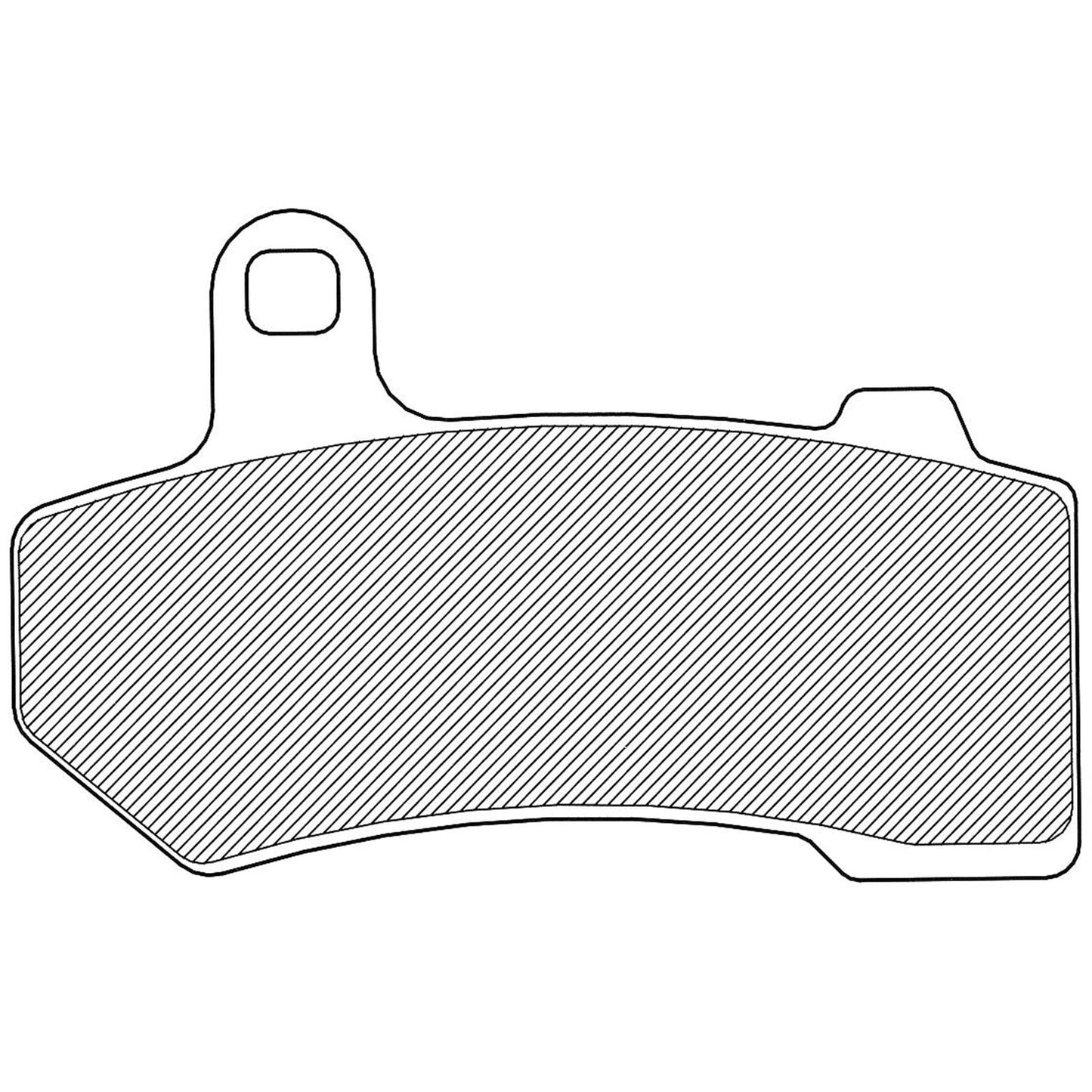 Drag Specialties Semi-Metallic Brake Pads - Front/Rear 1721-0883_255942
