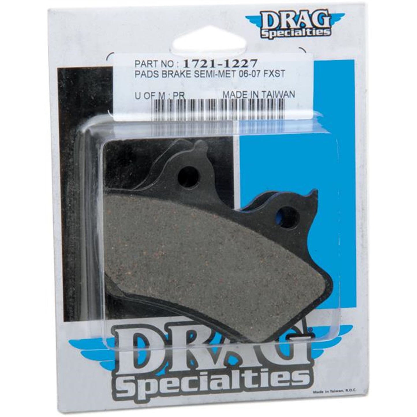 Drag Specialties Semi-Metallic Brake Pads - Rear 1721-1227_255951